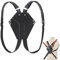nbeads Schwert Rücken Holder, Schwarze Schwerttasche Schwertgürtel Einstellbare Schwert Frosch Mittelalterlicher Rückengürtel Schwert für Kostüme Cosplay Party