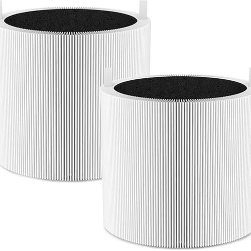 Air Purifier Filter Replacement Compatible with Blueair Blue Max 3250i/3250 | Auto/Blue Pure 411i Max and 411a Max Air Purifier, 2-in-1 Activated Carbon Filter, True H13 HEPA Filter Replacement, 2 Pack