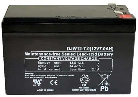 Leoch Batteria Ricaricabile Ricambio per UPS, Gruppi di Continuità, Videosorveglianza, Sistemi di allarme, mobilità elettrica, giocattoli, attacco faston F2 6,3mm
