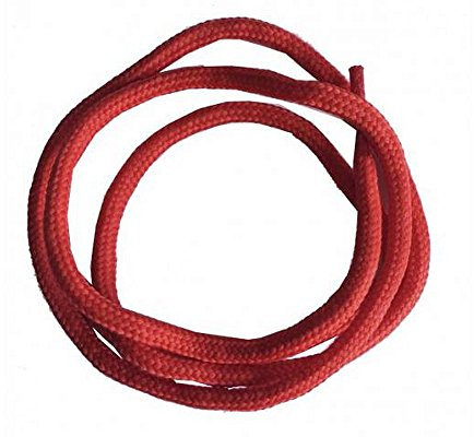 1 Paar Collonil Schnürsenkel Kordel - rund - dick - Ø 3 mm und Längen (60 cm, rot)