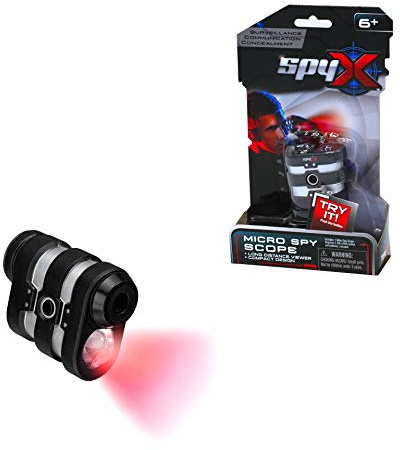 SpyX Micro Spy Scope - Powerful Mini Monocular with Light. Spy Toy. See Things from far Away! Perfect Addition for Your spy Gear Collection!
