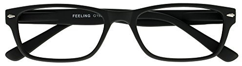 I NEED YOU Lesebrille Feeling, +1.00 Dioptrien, schwarz
