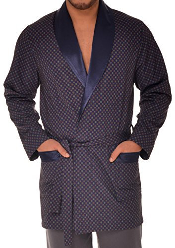 Revise RE-503 Vestaglia corta per uomo - Leggero - Blu scuro – Taglia S