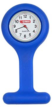 GiMa ns881blue Uhr für Krankenschwestern, rund, blau