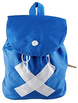 MIUNIKO Unisex Anime Cosplay Tony Chopper Blue Canvas School Backpack Shoulder Bag, Blue, One Size, Traveling