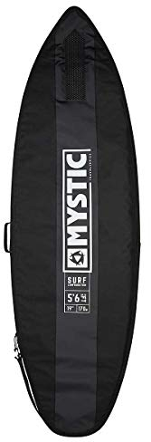 Mystic Watersports - Surf Kitesurf & Windsurf Star Surf Travel Board Tasche 5';6- Schwarz - Eva-geformter Schulterbereich