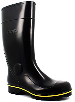 Nora Unisex-Erwachsene Jan Kniehohe Stiefel, Nero, 44 EU