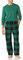 Amazon Essentials Ensemble de Pyjama en Flanelle Douce (Grandes Tailles Disponibles) Homme, Vert/Carreaux Lainés, XL