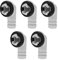 SOLUSTRE 5PCS Klimaanlage Ablauf Schlauch Elbow Fitting AC Kondensat Wasser Ablassen Adapter für Mini- AC Einheit Fenster AC Einheit Adapter Durchmesser 15Mm