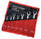 7 Piece Brake and Fuel Pipe Compression Flare Nut Spanners Set 8mm-24mm Chrome Vanadium Steel Wrenches with Tool Storage Roll