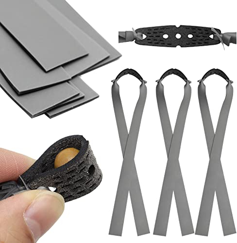 OUBOTER 3 leistungsstarke Schleudergummis für Jagd, Katapult, elastisches Bungee, Outdoor-Schießspiel