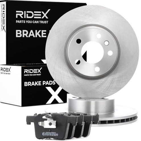 RIDEX Bremsenset Vorne 328,0mm Bremsscheiben und Bremsbeläge Kompatibel mit BMW X3 F25 Belüftet