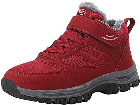 Surttan Winterschuhe Kurzschaft Stiefel Warm Gefüttert Stallschuhe Damen Winter Gummistiefel Herren Herren Damen Wasserdicht amen Herren Winterschuhe Trekking Wanderschuhe Blau Braun Khaki