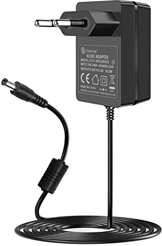 Gonine 9V 2A Netzteil für Dymo LabelManager LM 160 LM 220P LM 210D LM 500TS Rhino 6000 5200 4200 LetraTag LT 100H Plus 100T Plus, für Brother P-Touch PTH110 PT-D210 Etikettendrucker