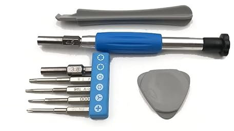 VKMKV 5 Jeux de Tournevis 9 + n1 Kit d'outils de réparation 3.8 4.5 T6 T8 Croix Trois Ailes ferramentas Outil for Interrupteur GB GBA SP Ne 3DS XL PSP