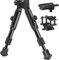 Feyachi 3 in 1 Tactical Rifle Bipod + Rail Mount Adapter + Barrel Clamp Einstellbare Höhe von 6,3 bis 6,9 für die Jagd