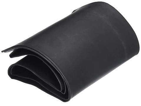 QUARKZMAN 1 M, Diametro 80mm, Rapporto 2:1 Tubo Termorestringente in Poliolefina per Isolamento Cavi, 1 Pezzo Tubo Termorestringente per Isolamento Cavi, Nero