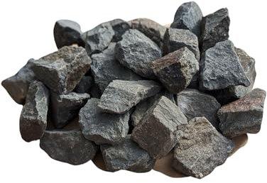 Ox Sweat Sauna - Basalt Saunasteine (16,8 kg) - Felsen aus Nordamerika - Wärmespeicher, langlebig, knisterfrei - Ideal für Sauna und Aromatherapie