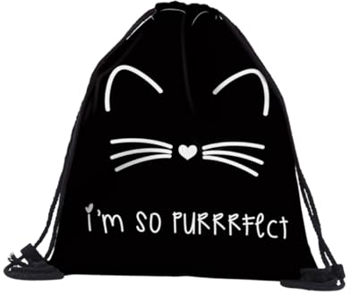 minkissy Drawstring Backpack gym bags fitnesstaschen travelbag ricksack reistasche schuhsack rucksäcke vaude norsacke tasche eucksack Drucken Aufbewahrungstasche Kordelzug Rucksack reisen