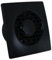 Vortice Bathroom Extractor Fan with Timer, 100mm, Black