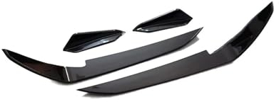 Spoiler Lippe Für VW Für Golf 7,5 Für GTI Für GTD R Für Line 2017 2018 2019 2020 Glanz Schwarz Stil Front Stoßstange Aero Kit Canard Wings Frontspoiler(7.5GTI)