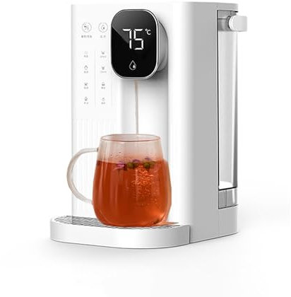XSMYMX hot water dispenser Small instant hot household water purifier tabletop pumping water boiler 4-stage temperature control(Color:a)