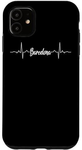 Herzschlag-Design für einen Barcelona-Fan oder einen Hülle für iPhone 11
