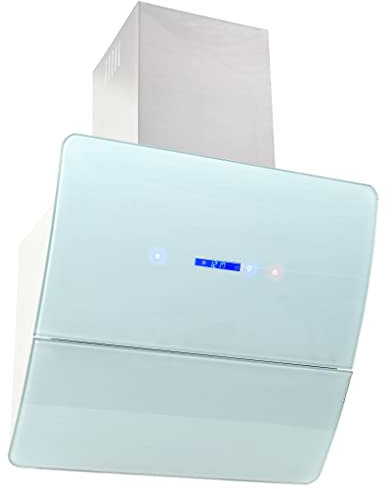 Juroupi Campana extractora de Pared Acero INOX Blanca 756 m³/h 60 cm Campana De Cocina Filtro Carbon Grupo Filtrante