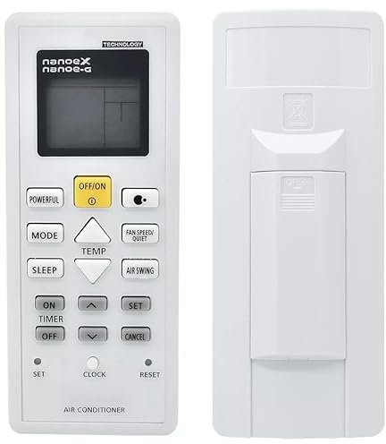 XINFUTE Nuova misura per Panasonic Inverter Condizionatore D'aria Telecomando Nanoe-G Nanoe-X A75C07360
