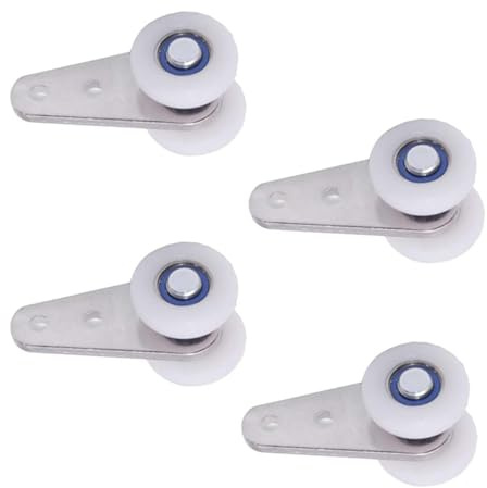 COZERI 4er Set 25mm Rollen für Schiebetüren, Laufschienen Möbel