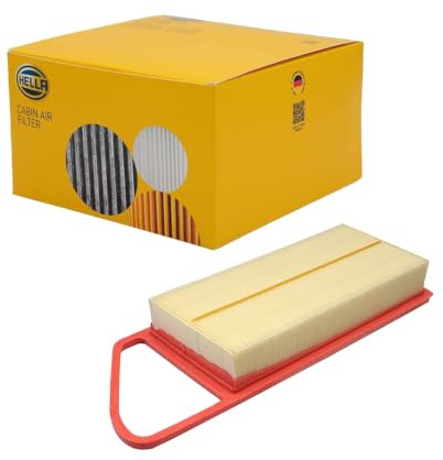 HELLA 8ZA 366 130-401 Luftfilter AF040 - Filtereinsatz | 8ZA 366 130-401 passend für C1 C2 C3 Nemo Xsara Fiesta Fusion