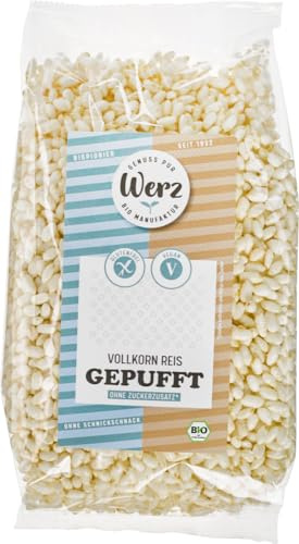 Werz Bio Vollkorn Reis Gepufft, Glutenfrei, 1 X 125 Gr