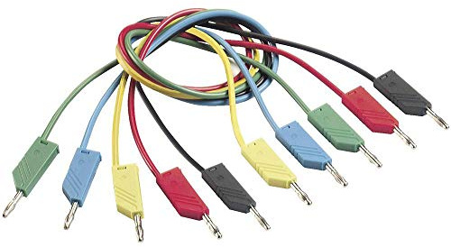 SKS Hirschmann MLS SIL WS 100/1 Sicherheits-Messleitung [Bananenstecker 4 mm, Bananenstecker 4 mm] 1,00 m, Gelb, 1 Stück