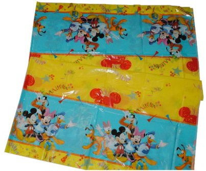 alles-meine.de GmbH Tischdecke Mickey Maus Tischtuch 1,2 m * 1,8 m Folie Foliendecke Tischfolie Donald Minnie Maus
