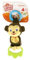 Bright Starts, Pull & Shake Activity Toy with Pull String, Stuffed Animal for Baby, Newborn and up - Elephant or Monkey, Assortment (1 piece)