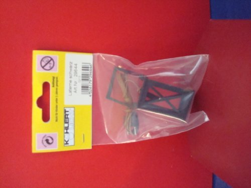 Kahlert Licht 29644 - Minipuppenzubehör - Laterne mit LED, schwarz