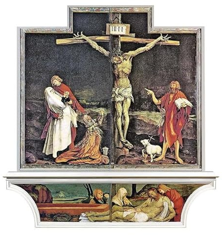3er-Set Altarfalz-Karte »Auferstehung Christi«: mit dem »Isenheimer Altar« von Matthias Grünewald