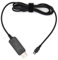 USB-DC-Stromadapter-Ladegerät für Sony AC-L25, Wechselstrom-L25A, L25B, L25C, L200, L200C, L200B, L200D, Handycam DCR-DVD7, DVD108, HDR CX550V Camcorder