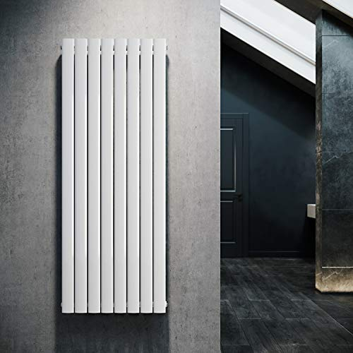 ELEGANT Design Flach Heizkörper 1600 x 616 mm Weiß Badheizkörper Einlagig Heizkoerper Vertikal Paneelheizkörper