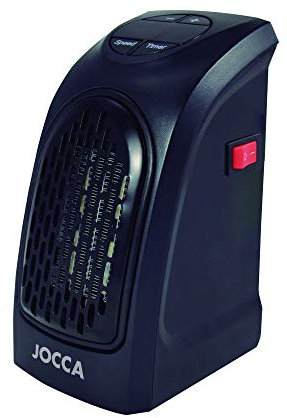 Jocca Calefactor Eléctrico de aire caliente para pared, Sistema de Auto-apagado, Tecnología de cerámica PTC, Termómetro Ajustable, Programable