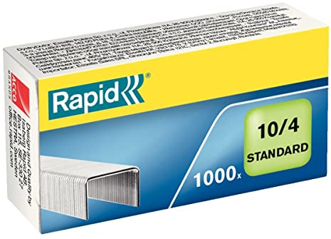 Rapid® Heftklammern No. 10 Standard, verzinkt, 1000 Stück; Packungsinhalt: 1000 Stück