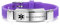 MOWOM Medical SOS Notfall Armband Personalisiertes Gravur Silikon Edelstahl Namensarmband Männer Damen Jungen Mädchen - Bündel mit Notfallkarte, Kartenhülle (Lila *Jetzt Anpassen*)