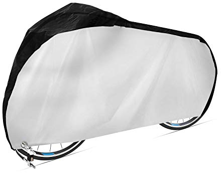 aoory Fahrradabdeckung 420D Wasserdichtes Atmungsaktives Oxford Gewebe Fahrradgarage Mit Schlossösen Schutz Universal Fahrrad Schutzhülle