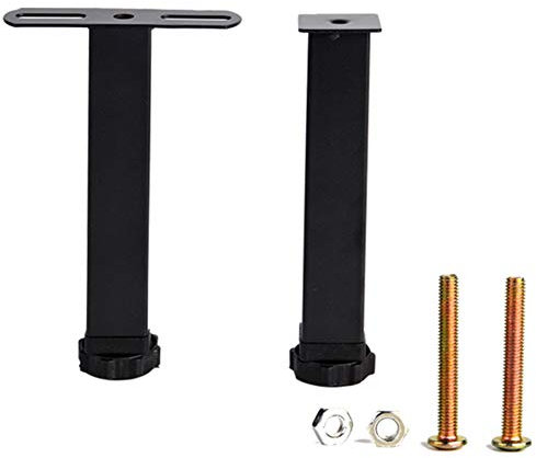 NWHJ Pieds Meuble reglable pour sommier,Meubles, Pied de Metal Support Central de lit, Pieds de Rechange en métal, Facile à Installer,Lot de 4