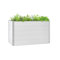 blumfeldt Nova Grow - Aiuola da Giardino, 150 x 91 x 50 cm (LxAxP), Materiale: WPC con Protezione da UV, Ruggine e Gelo, Effetto Legno, Comoda Altezza, Facile Montaggio, Bianco