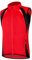SFITVE Léger Gilet de Cyclisme Homme,Respirant Coupe-Vent Cyclisme Gilet,Reflechissant Veste sans Manches,Haute Visibilité Vélo Running Gilet de Vélo Maillot (Size:XXL,Color:Rouge)