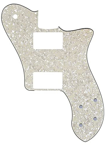 Guitar Anatomy Telecaster 72 Deluxe Pickguard Scratch Plate Fits Fender USA MEX - Cream Pearl
