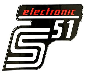 MZA Klebefolie SeitendeckelS51 electronic - Rot