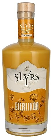 SLYRS Eierlikör 20% vol. 0,5 l Glasflasche