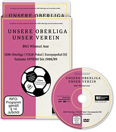 UNSERE OBERLIGA-UNSER VEREIN - BSG Wismut Aue; DDR-Oberliga, FDGB-Pokal und Europapokal-Heimspiele, Saisons 1979/80 bis 1988/89